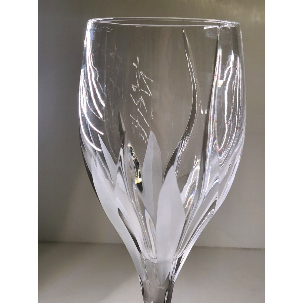 Set Of 5 Mikasa Flame D'Amore Water Goblets Glasses Wine 9" Discontinued - Picture 11 of 14